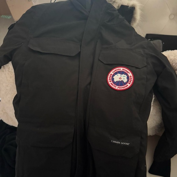 Canada Goose Black Expedition Parka - Picture 1 of 2